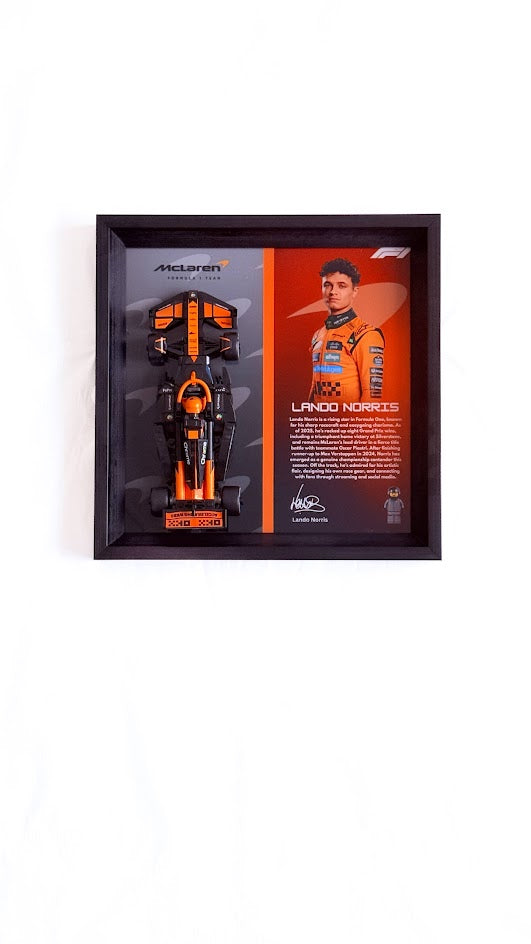 McLaren F1 Designer Display Case - Premium Collectible Frame 28.5cm x 28.5cm