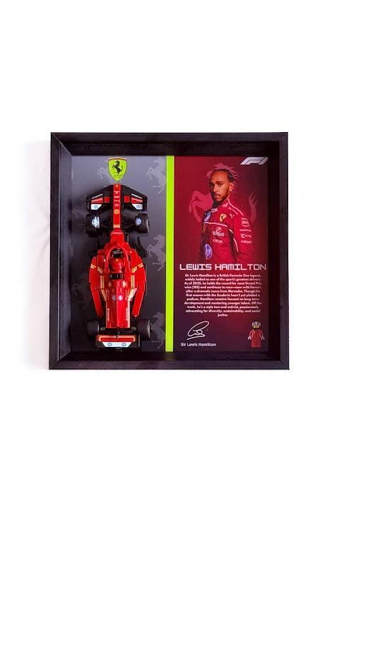 Ferrari F1 Designer Display Case - Premium Collectible Frame 28.5cm x 28.5cm
