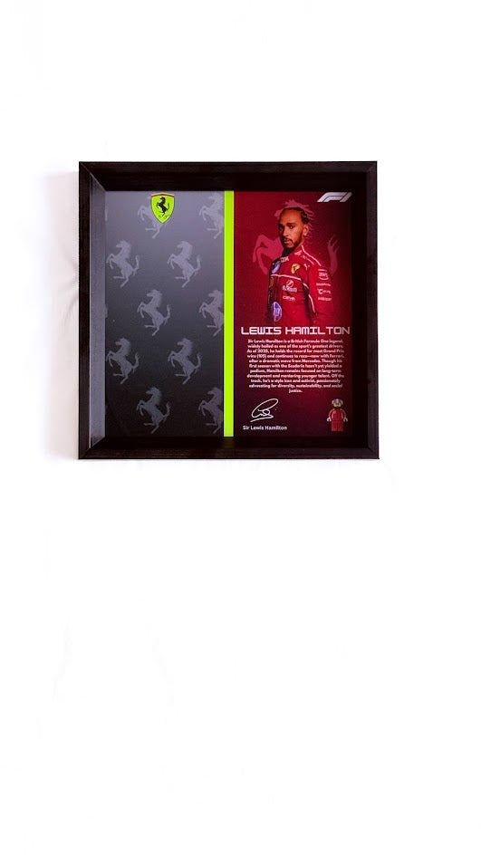 Ferrari F1 Designer Display Case - Premium Collectible Frame 28.5cm x 28.5cm
