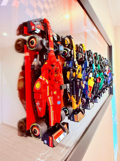 Panoramic Wall Frame for F1 Speed Champions Cars (120cm x 45cm)