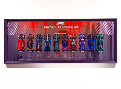 Panoramic Wall Frame for F1 Speed Champions Cars (120cm x 45cm)