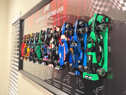 Panoramic Wall Frame for F1 Speed Champions Cars (120cm x 45cm)