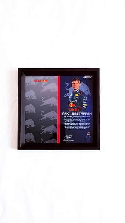 Red Bull F1 Designer Display Case - Premium Collectible Frame 28.5cm x 28.5cm