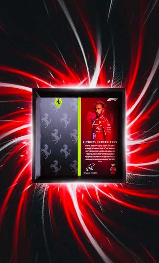 Ferrari F1 Designer Display Case - Premium Collectible Frame 28.5cm x 28.5cm
