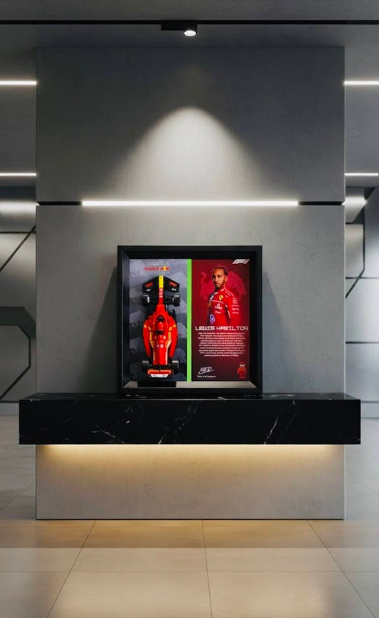 Ferrari F1 Designer Display Case - Premium Collectible Frame 28.5cm x 28.5cm