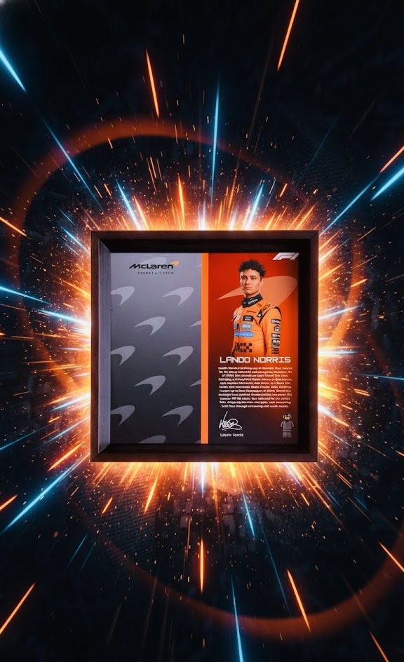 McLaren F1 Designer Display Case - Premium Collectible Frame 28.5cm x 28.5cm