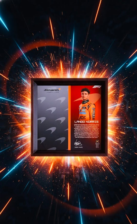 McLaren F1 Designer Display Case - Premium Collectible Frame 28.5cm x 28.5cm